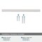 Amerock Metro 6-5/16 inch (160mm) Center-to-Center Polished Chrome Cabinet Pull, 10PK 10VMP3729226 - alternate 4