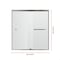 Fab Glass And Mirror Semi-Frameless Double Sliding Tub Shower Door Sorrento Economy Series Adjustable 44in-48in Width SHSO48X62BN - alternate 4