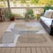 Homeroots 10' X 14' Taupe And Gray Abstract Washable Indoor Outdoor Area Rug 632196 - alternate 4