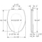 Mayfair by Bemis Elongated White Enameled Wood Toilet Seat 1440EC-000 - alternate 2