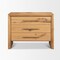 Homeroots 19in Brown Solid Wood Accent Cabinet With Three Drawers 727718 - alternate 6