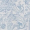Homeroots 9' X 12' Sky Blue Denim Blue And Ivory Paisley Washable Indoor Outdoor Area Rug 588664 - alternate 6