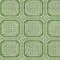 Homeroots 5' X 8' Green And Ivory Geometric Washable Indoor Outdoor Area Rug 610806 - alternate 7