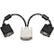 Tripp Lite DVI VGA Adapter, DVI-I-M, 2x HD15-F, 1ft P120-001-2 - alternate 1