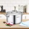 Korkmaz Gastro Proline 3.6 Liter Stainless Steel Casserole with Lid in Silver A2722 - alternate 2