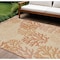 Homeroots 9' X 12' Coral And Ivory Nautical Indoor Outdoor Area Rug 551481 - alternate 5
