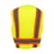 Radians Radians SV6 Two Tone Surveyor Type R Cla, 100% Polyester Mesh, Zipper Closure Closure, Hi-Vis Green SV6-2ZGM-5X - alternate 7