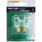 Sylvania Incandescent Lamp, 7 W, Candelabra E12 Lamp Base, 2850 K Color Temp, 3000 hr Average Life 13543 - alternate 1