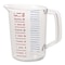 Rubbermaid Commercial Bouncer Measuring Cup, 32 oz, Plastic, Clear FG321600CLR - alternate 1