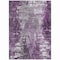 Homeroots 9' X 12' Eggplant Purple And Lavender Abstract Washable Indoor Outdoor Area Rug 582918 - alternate 3