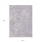 Homeroots 9' X 12' Lilac And Ivory Geometric Washable Indoor Outdoor Area Rug 595089 - alternate 6