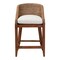 Bali & Pari Jasper Woven Seagrass Counter Stool, Brown Wash 265-14534-ZORO - alternate 5