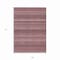 Homeroots 9' X 12' Red And Burgundy Striped Washable Indoor Outdoor Area Rug 610592 - alternate 4
