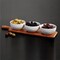 Gibson Gracious Dining 3-Piece Tidbit Bowl Set on Wood Paddle 116346.04 - alternate 1