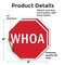 Signmission Whoa, 4 inch X 4 inch, Vinyl Decal, 2PK OC-D-2PACK-4-63 - alternate 3