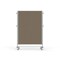 Ghent Nexus Partition, Mobile 2-Sided Fabric Bulletin Board, 65''H x 46''W, Taupe NEX224FFP-96 - alternate 1