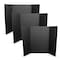 Flipside 36 x 48 Total Black foam Project Board Pack of 3, 3/16'' Thick 30508-3 - alternate 1