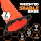 Xpose Safety Traffic Safety Cone, 28 in, PVC Plastic, No Collar, DOT Approved, Orange, Half Pallet, PK150 OTC28-HP150-X - alternate 4