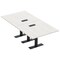 Skutchi Designs 8ft Rectangular Conference Table With Power | Harmony Series | 8 Person Meeting Room Table HAR-REC-48x96-T.BK-WA7976-EBLK - alternate 1