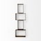 Homeroots Set of Two Brown Solid and Manufactured Wood Two Tier Floating Bookcase, 2PK 392224 - alternate 3