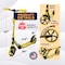 Outdoorcruiser Outdoor Cruiser Kick Scooter, Ages 6+, 240 LBS Max, Foldable, 8in. Wheels, Suspension, Yellow OCTENS304 - alternate 4