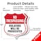 Signmission No Trespassing Shield Sign Violators Wil, 12 inch X 12 inch, Aluminum Metal Sign, 2PK SHI-A-2PACK-12-418 - alternate 3