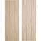 Ekena Millwork Rustic 3 Board Joined Board-n-Batten Pecky Cypress Faux Wood Shutters w/No Batten, 16 1/2"W x 54"H SHUBJN16X54PCPR - alternate 1