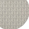 Homeroots 8' Gray Round Floral Indoor Outdoor Area Rug 527649 - alternate 8