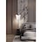 Z-Lite Salone 1 Light Pendant, Matte White/Matte White Outer, Gold Inner, 13 In W x 13.75 In H 1951P11-MW - alternate 3