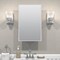 Zenith Frameless Beveled 16'' Wx26'' Hx4-1/2''D Single Mirror Surface/Recess Mount Medicine Cabinet M115 - alternate 3