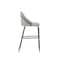 Manhattan Comfort Gracie Barstool in Stone and Black - Set of 2 2-BS022-BST - alternate 4