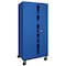 Sandusky Shelf Cabinet, 78 in H, 36 in W, 24 in D, Recessed, Three-Point Locking, 4 Shelves TA4R362472-06 - alternate 1