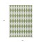 Homeroots 9' X 12' Green And Ivory Geometric Washable Indoor Outdoor Area Rug 577053 - alternate 6