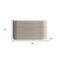 Homeroots 60" Beige Wood Six Drawer Double Dresser 714490 - alternate 4