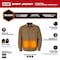 Milwaukee Tool Heated Shirt/Jacket, Polyester, XL M103K-21XL - alternate 6