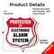 Signmission Security Alarm Shield Sign Protected By, 4 inch X 4 inch, Vinyl Decal, 2PK SHI-D-2PACK-4-460 - alternate 2