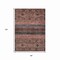 Homeroots 8' X 10' Rust Gray And Salmon Medallion Washable Indoor Outdoor Area Rug 615911 - alternate 5