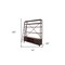 Homeroots 83" Sandy Gray Metal and Wood Four Tier Oversized Set Bookcase with Four Drawers 286624 - alternate 3