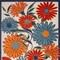 Homeroots 12' X 15' Ivory Blue And Orange Floral Indoor Outdoor Area Rug 545030 - alternate 8