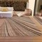 Homeroots 8' X 10' Taupe Beige And Brown Striped Washable Indoor Outdoor Area Rug 615022 - alternate 4