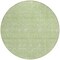 Homeroots 8' Artichoke Green Mint Green And Ivory Round Floral Washable Indoor Outdoor Area Rug 582316 - alternate 5