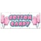 Signmission COTTON CANDY BANNER SIGN cart stand trailer signs fairy floss fresh B-120 Cotton Candy - alternate 1