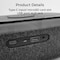 Alpha Digital Bluetooth Stereo Speaker- 10W, Alarm Clock, Charging, Light -Black S300-BK - alternate 4