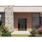 Vdomdoors Front Exterior Aluminum Door Ronex0521 Black Prehung Entry Steel Metal Modern Painted RONEX0521EXD-BLK-W14+36+14xH80+16-LH-I - alternate 2