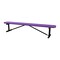 Leisure Craft Portable, Bench w/o Back, 8ft., Purple B8XPP-PURPLE - alternate 1