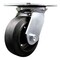 Service Caster 5 Inch Heavy Duty Top Plate Rubber on Steel Swivel Caster with Ball Bearing SCC SCC-35S520-RSB - alternate 1