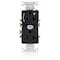Leviton Duplex Outlet, Black 20A 125V 5362-S1E - alternate 1