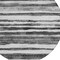 Homeroots 8' Charcoal And Gray Round Striped Washable Indoor Outdoor Area Rug 605893 - alternate 5