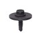 Auveco Hex Sems Washer Tapping Screw with Tek Point #8 x 5/8in - Black, 100PK 23795 - alternate 1