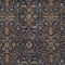 Homeroots 5' X 8' Navy Blue Brown And Red Floral Washable Indoor Outdoor Area Rug 604602 - alternate 6